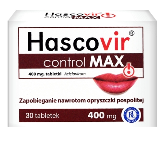 hascovir control lek na opryszczkę 60 tabletek